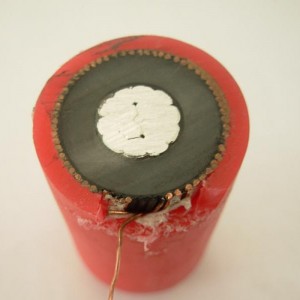 15KV 8.7 / 15KV Xlpe Kupferkern MV Stromkabel mit metallischer Rüstung