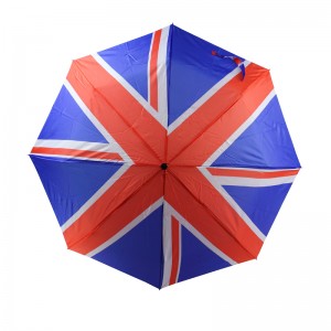 Britische Regenschirmflagge Großbritannien Britischer Flaggenschirm