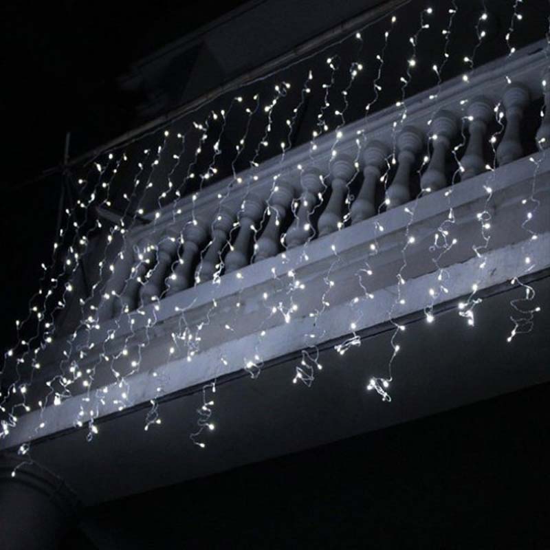 LED Icicle Lights Weihnachten Icicle Lights Xmas String Lights Dekorationen