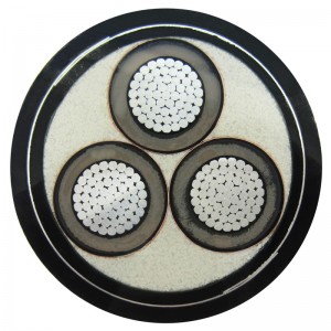 1-30KV 6mm 3-adriges, geschirmtes Kabel IEC60502, SANS 1339, BS 6622, AS / NZS1429.1, NFC 33226, CSA C 68.5