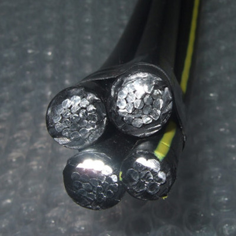 4x16mm ABC 4core Aerial Bundle Xlpe Aluminiumkabel / Aluminium Quadruplexkabel