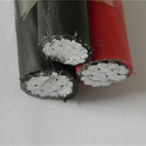 Overhead 600V Triplex Service Drop Kabel 2AWG 4AWG 2 / 0AWG 4 / 0AWG 350MCM