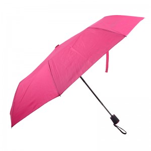 Hochwertiger Großhandel Auto Open Promotion 3 Falten Regenschirm