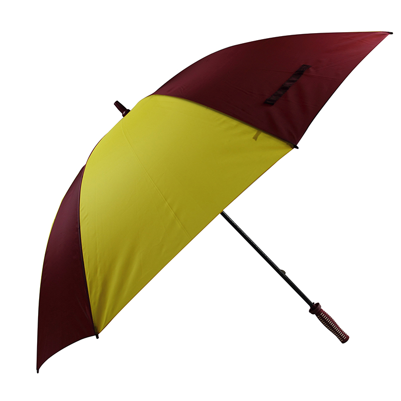 190T Pongee Stoff Golfschirm Manueller offener Golfschirm mit individuellem Logo-Aufdruck