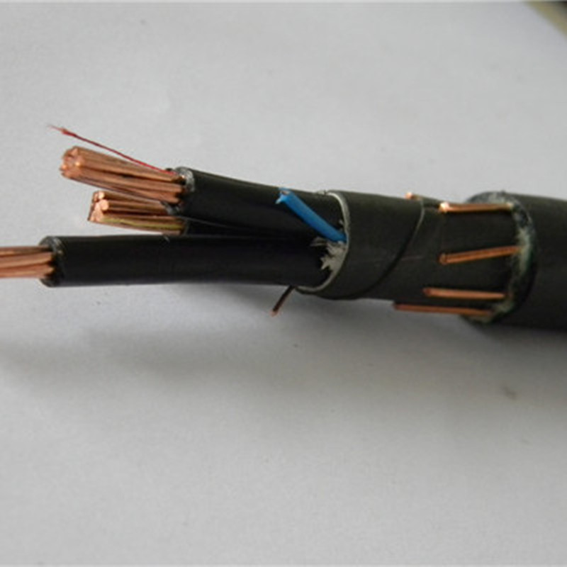Schwarzes konzentrisches gepanzertes Kabel 16mm 3 Ader 6/3 AWG mit PVC- oder XLPE-Isolierung
