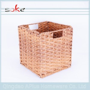 PE-Rattan-Aufbewahrungskorb zum Aufbewahren