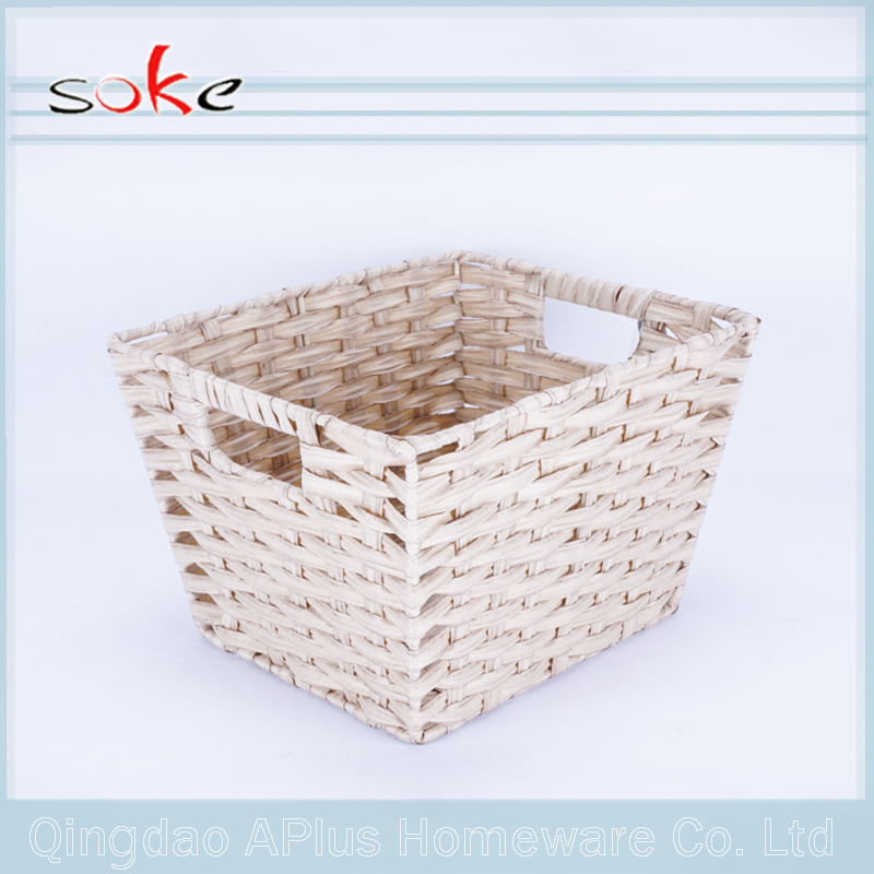 Hot Design PE Rattan gewebt Ablagekorb