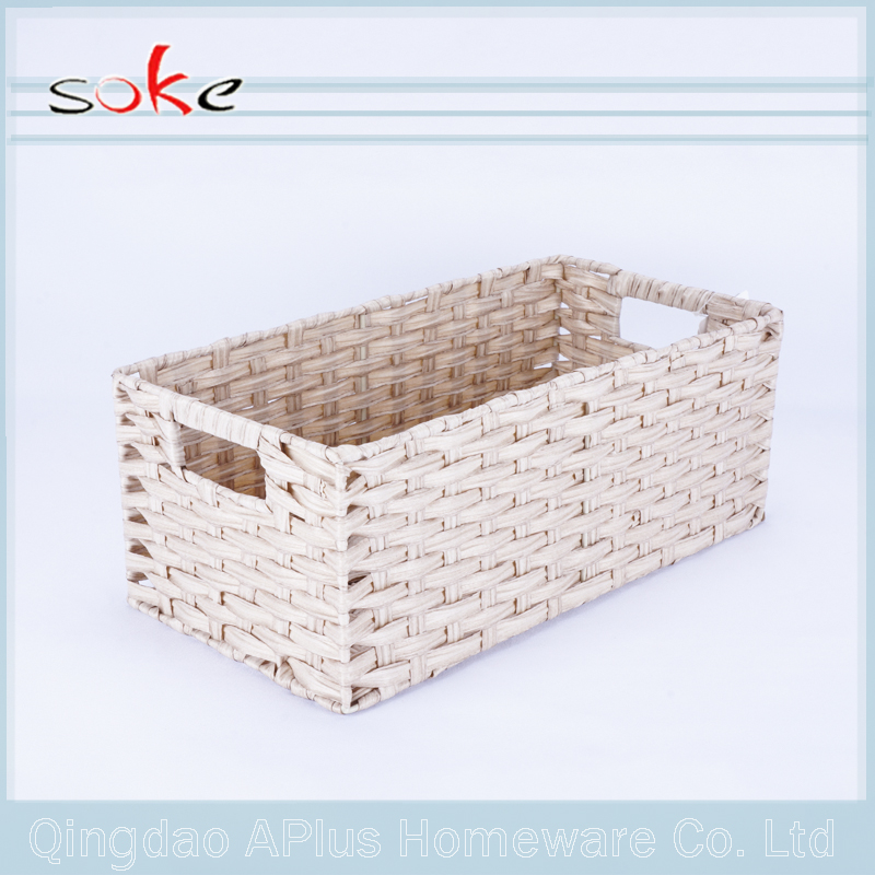 Hot Design PE Rattan gewebt Ablagekorb