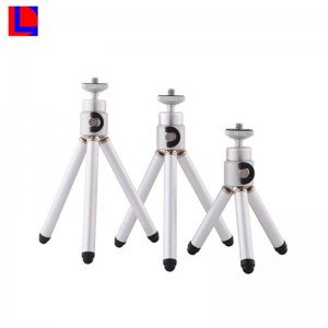 Einfach zu transportieren schönes tragbares Teleskop-Stativ aus Aluminium JK mit hoher Qualität für Kamera und Telefon