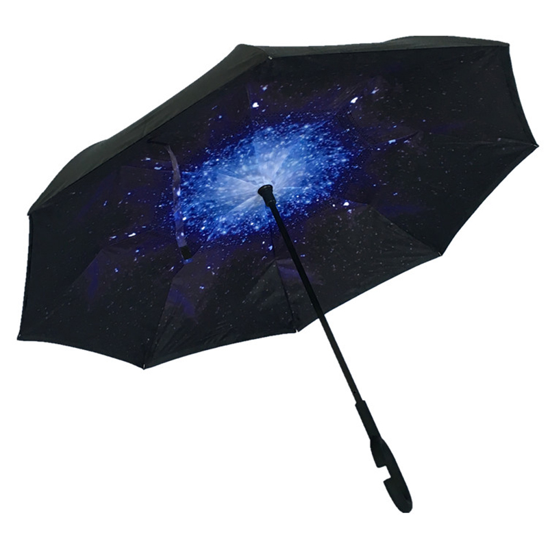 Marketing Regenschirm C Form Griff angepasst Regenschirme Regenschirm