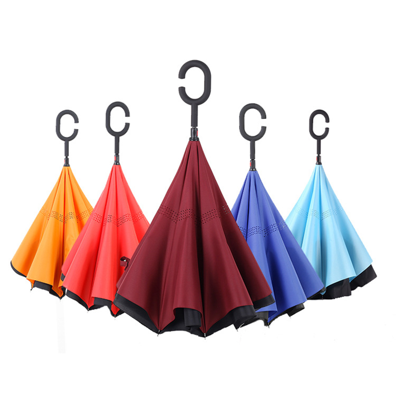 Marketing Regenschirm C Form Griff angepasst Regenschirme Regenschirm