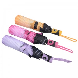 Werbeartikel mit dem besten Produkt Auto Open-Funktion 3-fach Regenschirm UV-Schirm