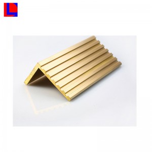 Dekorative rutschfeste, flexible Aluminium-Treppenkante