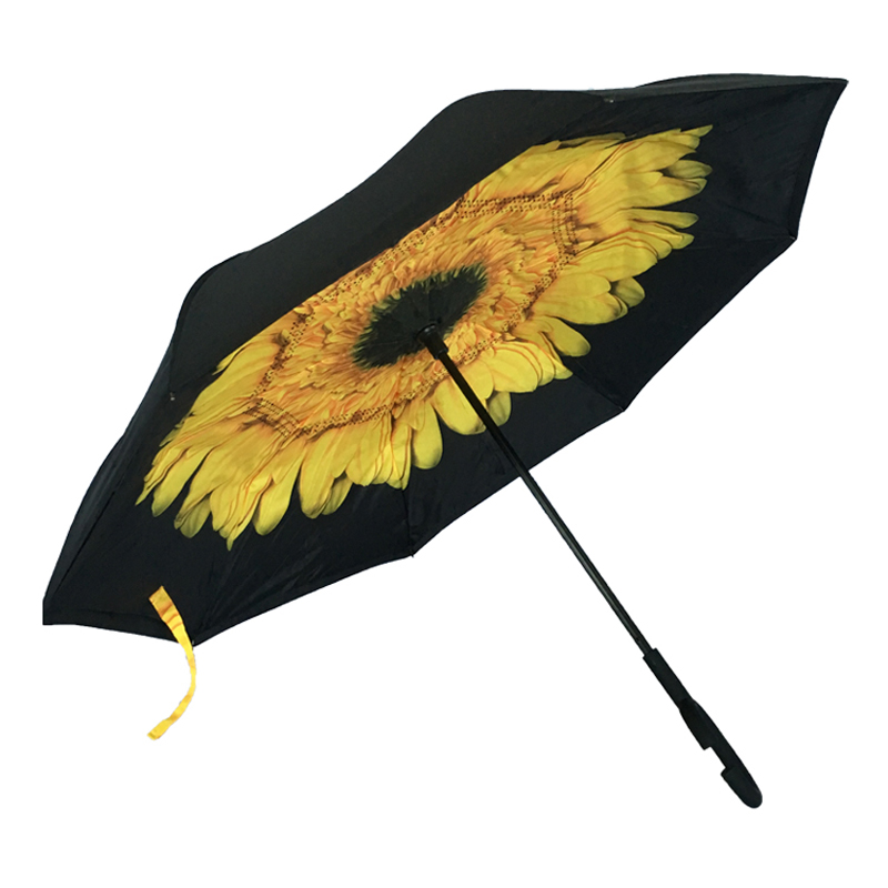 OEM-Bestellservice für kleine Mengen auf dem Kopf stehender umgekehrter Regenschirm