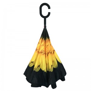 OEM-Bestellservice für kleine Mengen auf dem Kopf stehender umgekehrter Regenschirm