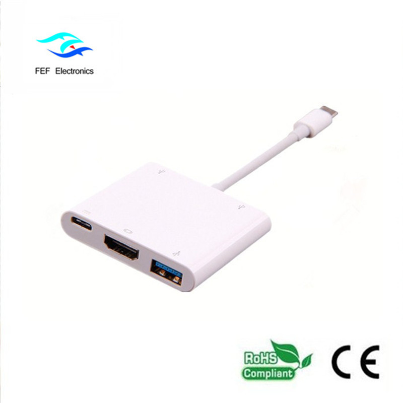 USB 3.1 type-c To HDM1+USB 3.0 +PD