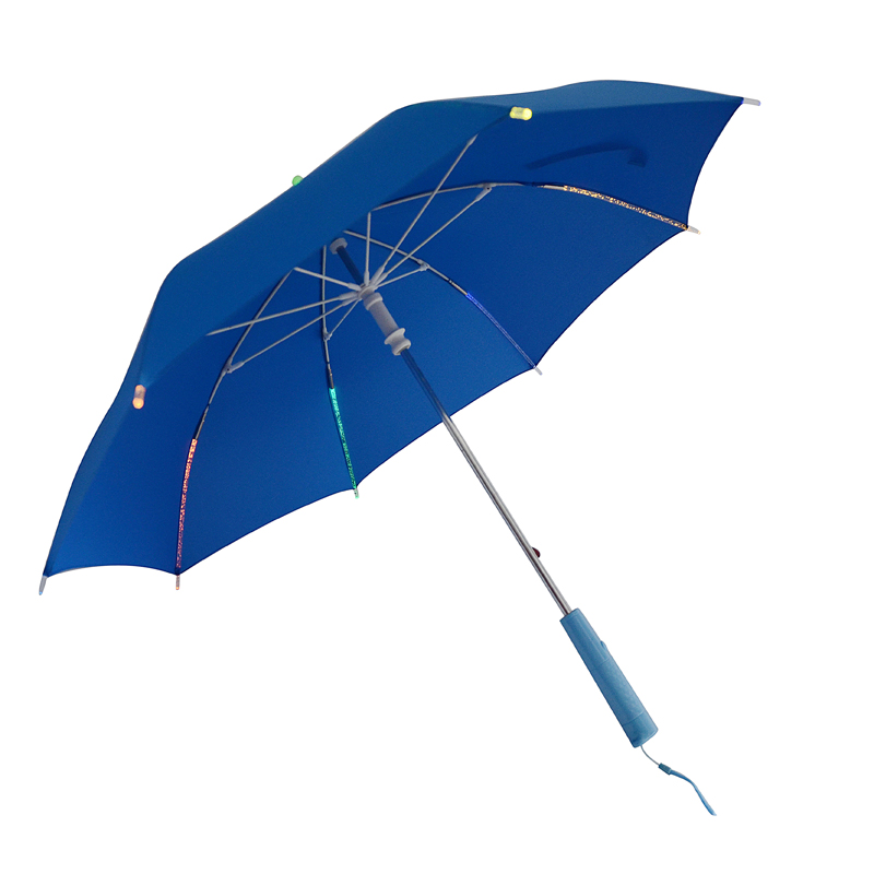 LED-Rippen Schirm mit LED-Taschenlampengriff