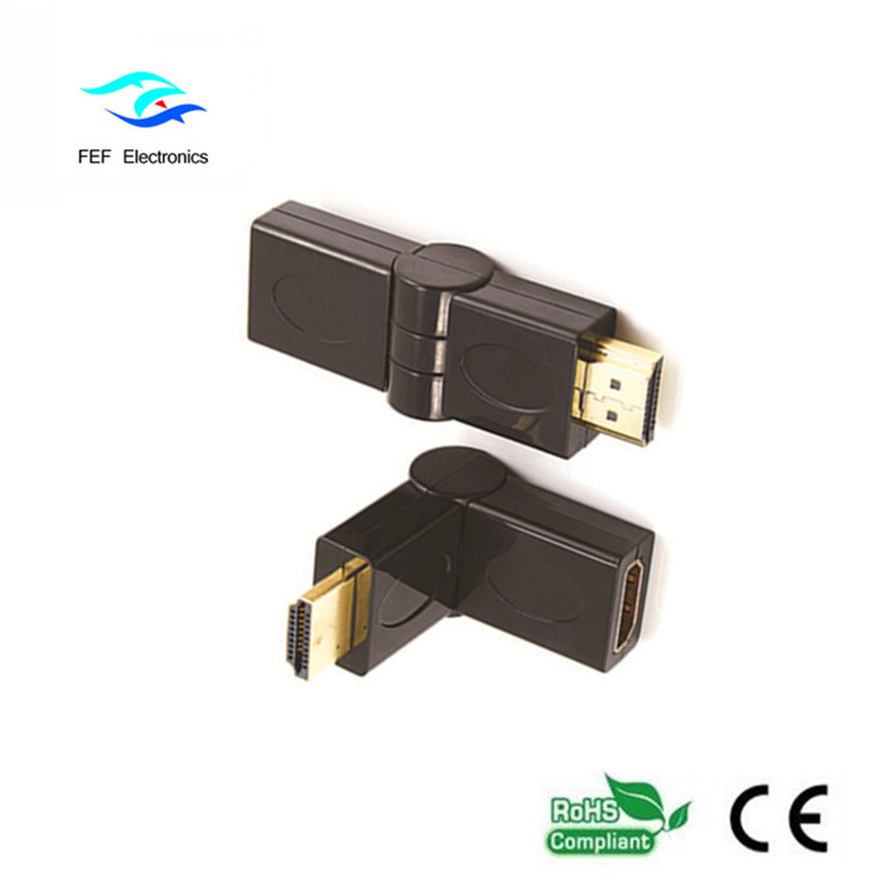 HDMI-Stecker auf HDMI-Buchse Swing-Typ Gold / Nickel Code: FEF-HX-002