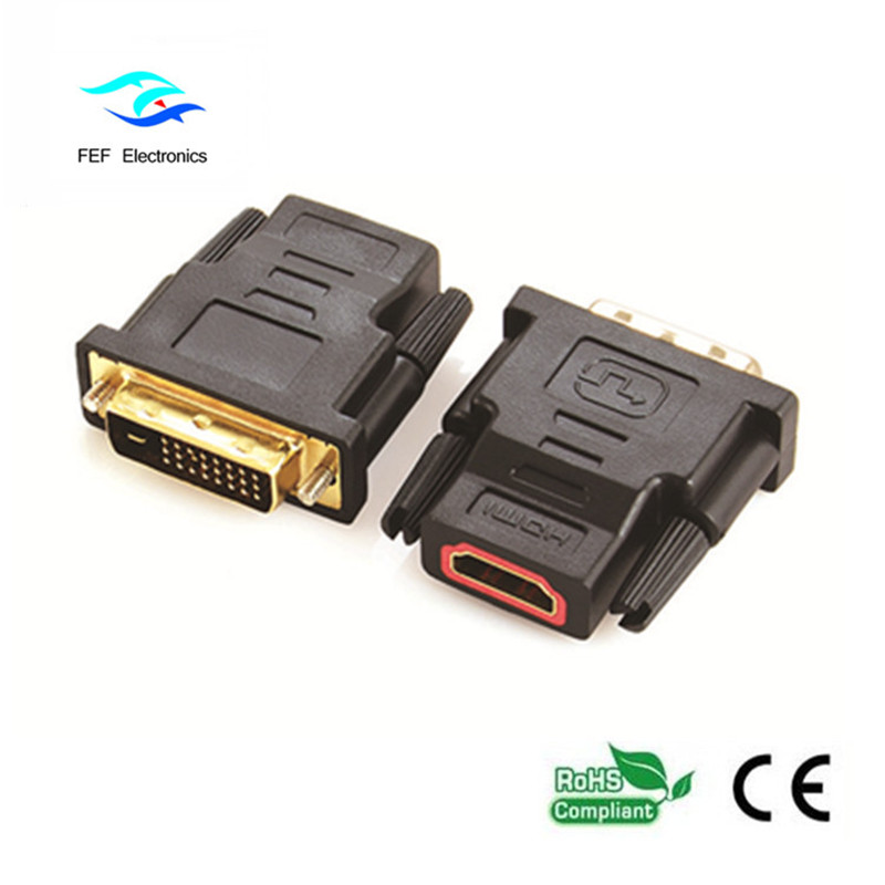 DVI (18 + 1) Stecker an HDMI Buchse Adapter Code: FEF_HD-001