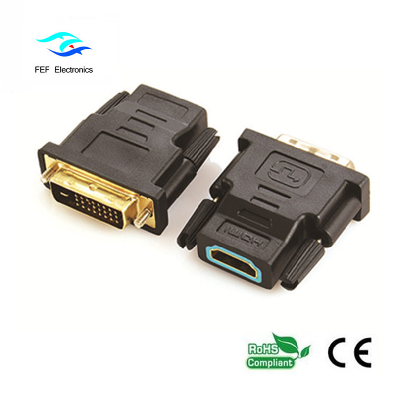DVI (18 + 1) Stecker an HDMI Buchse Adapter Code: FEF_HD-001