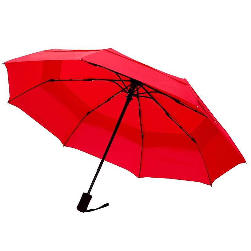 Doppelschichten Marketingartikel chinesische Sonnenschirme öffnen und schließen 3-fach Regenschirm