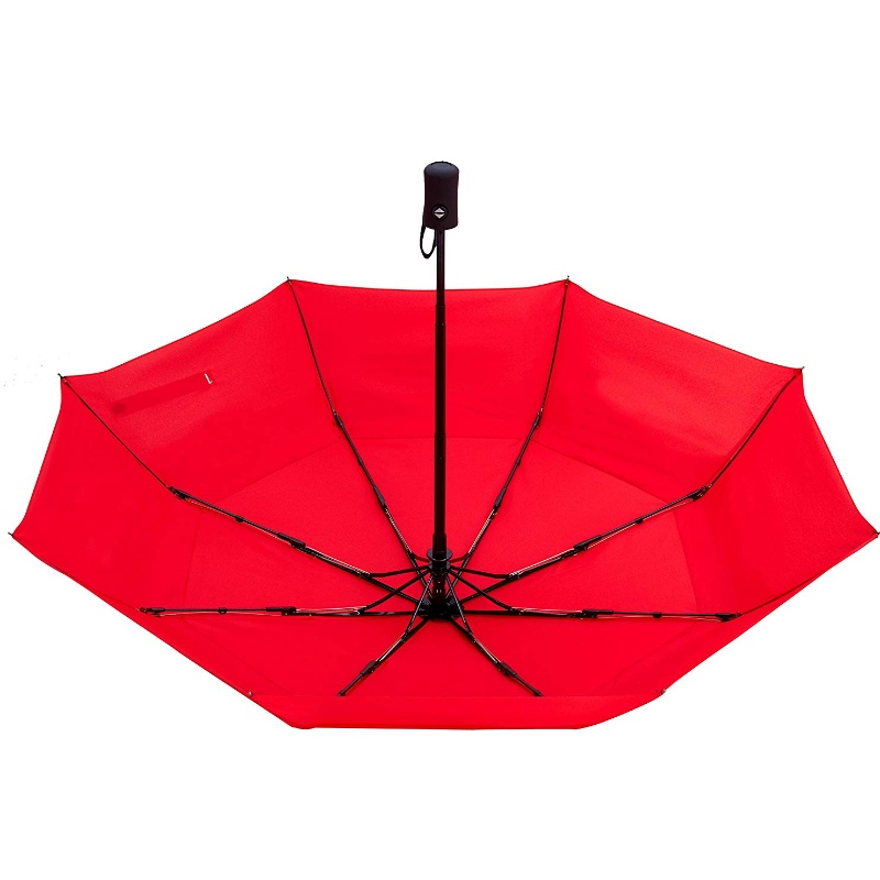 Doppelschichten Marketingartikel chinesische Sonnenschirme öffnen und schließen 3-fach Regenschirm