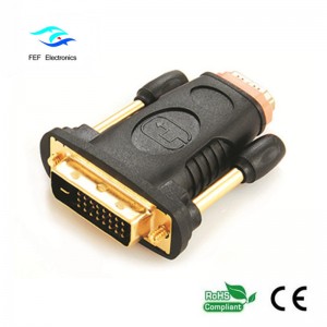 HDMI-Buchse auf DVI 24 + 1-Steckeradapter Stecker auf Buchse Konverter Code: FEF-HD-006