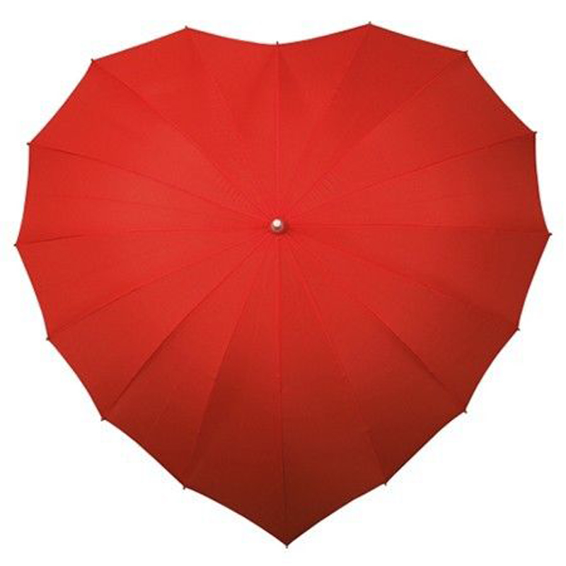 Love Hearted Shaped Werbeartikel Valentine Umbrella