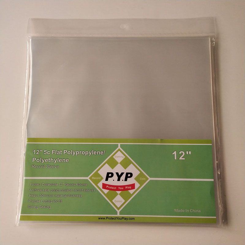 Flache Außenhüllen aus Polyethylen mit 12 Zoll LP-Aufzeichnung