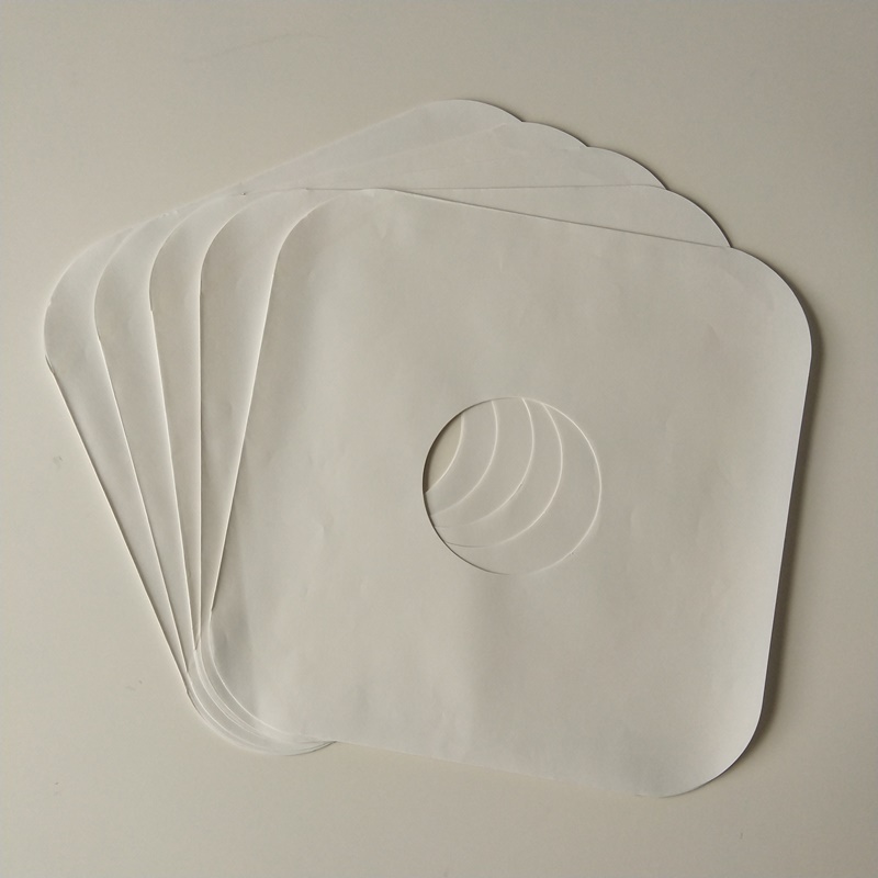 12 White Paper LP-Plattenhülse mit 33 U / min