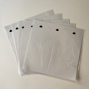 12 Antistatische Reispapier-LP-Innenhülle mit individuellem Logo-Druck