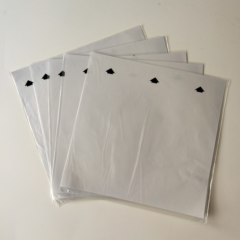12 Antistatische Reispapier-LP-Innenhülle mit individuellem Logo-Druck