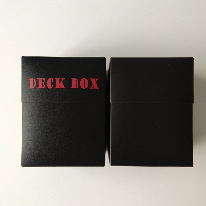 80+ Poly Black Deck Box für Pokemon / Yu-Gi-Oh und Magic Card