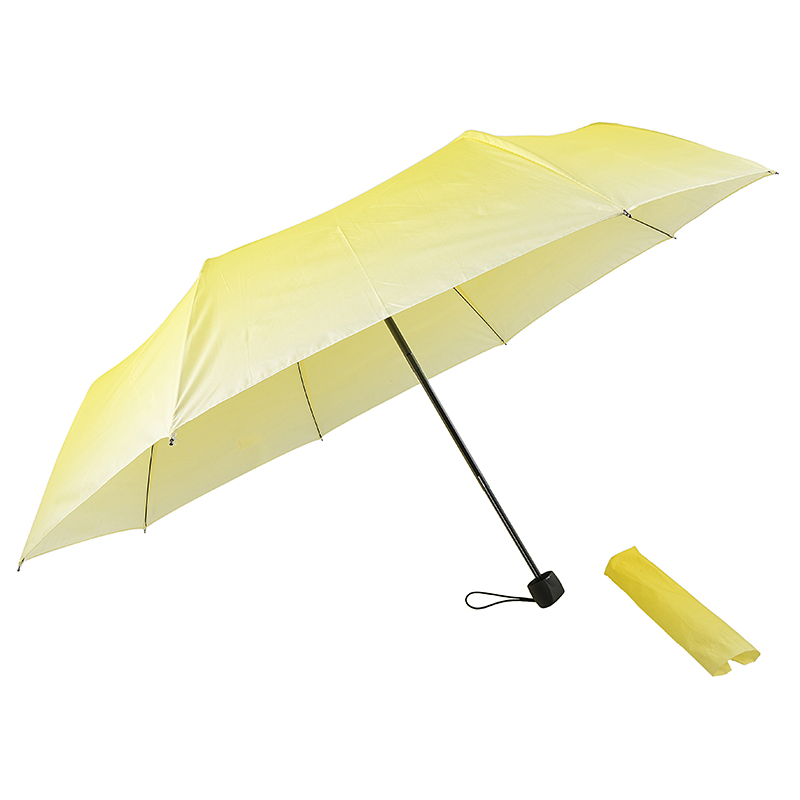 Die tragbaren Geschenke, die Kinder falten, falten Regenschirm des Regenschirmes des Regengelbs 3 des gelben Purpurs