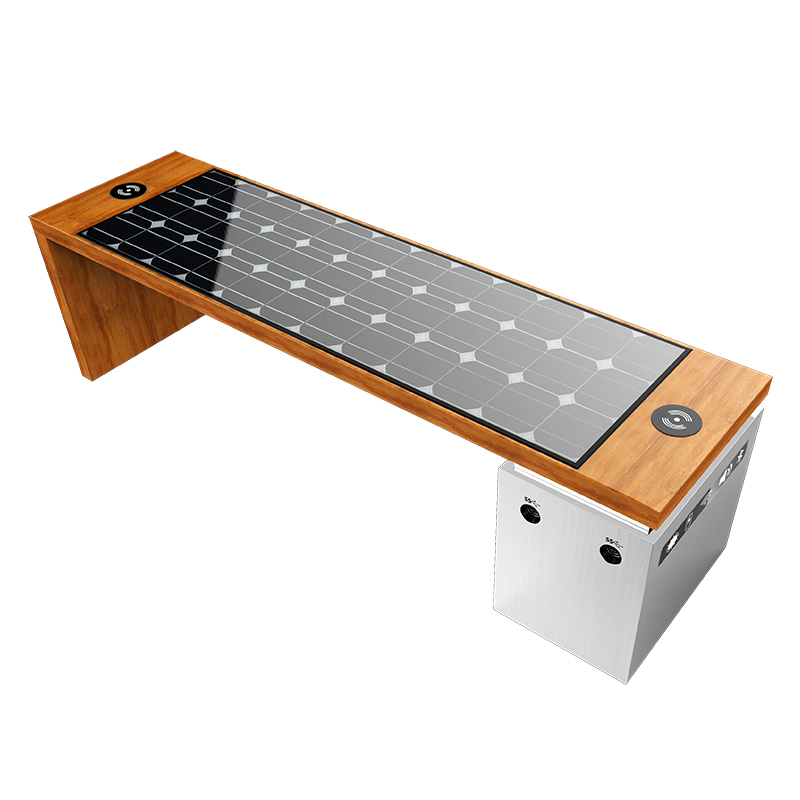 Smart Bench Solar Energy Power Ladestation für Telefone und andere elektrische Geräte