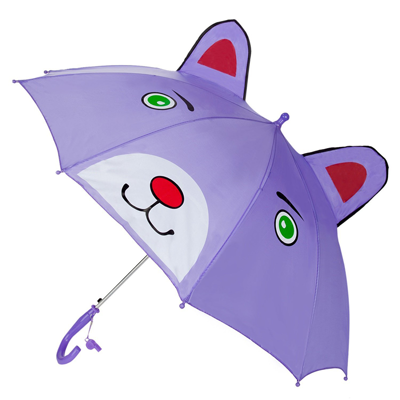Automatischer Regenschirm des Großhandelsmetallrahmenregenkindes kundenspezifischer Regen