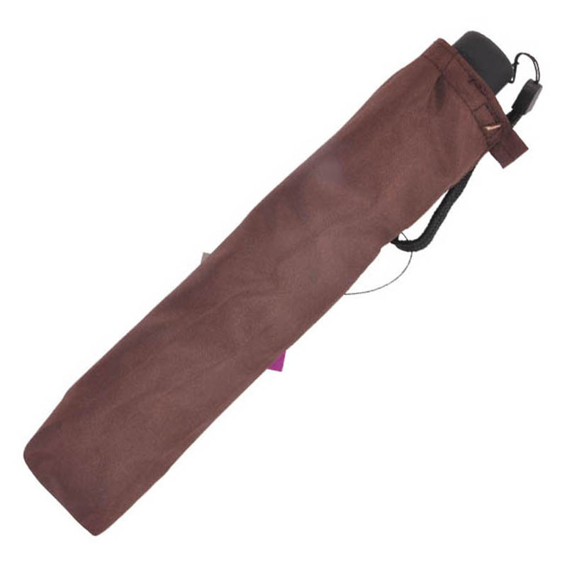 Leichter Reise-Regenschirm (19 Zoll) Leicht zu tragen 3-fach gefalteter Mini-Regenschirm
