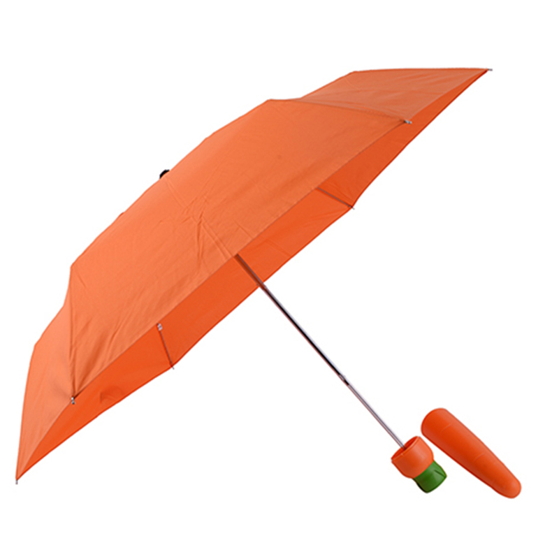 2019 Carrot 3 Faltbarer Regenschirm aus speziellem Gemüse