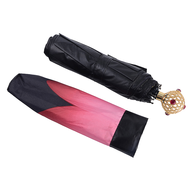 Mode Sonnenschutz Ball Griff speziellen Regenschirm 3-fach Regenschirm