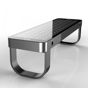 Neueste Art Solar Smart Street Bench Ladetelefone und mobile Geräte