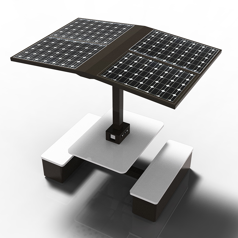 Intelligente Picknick Tisch Solarbetriebene Bank Fabrik in China