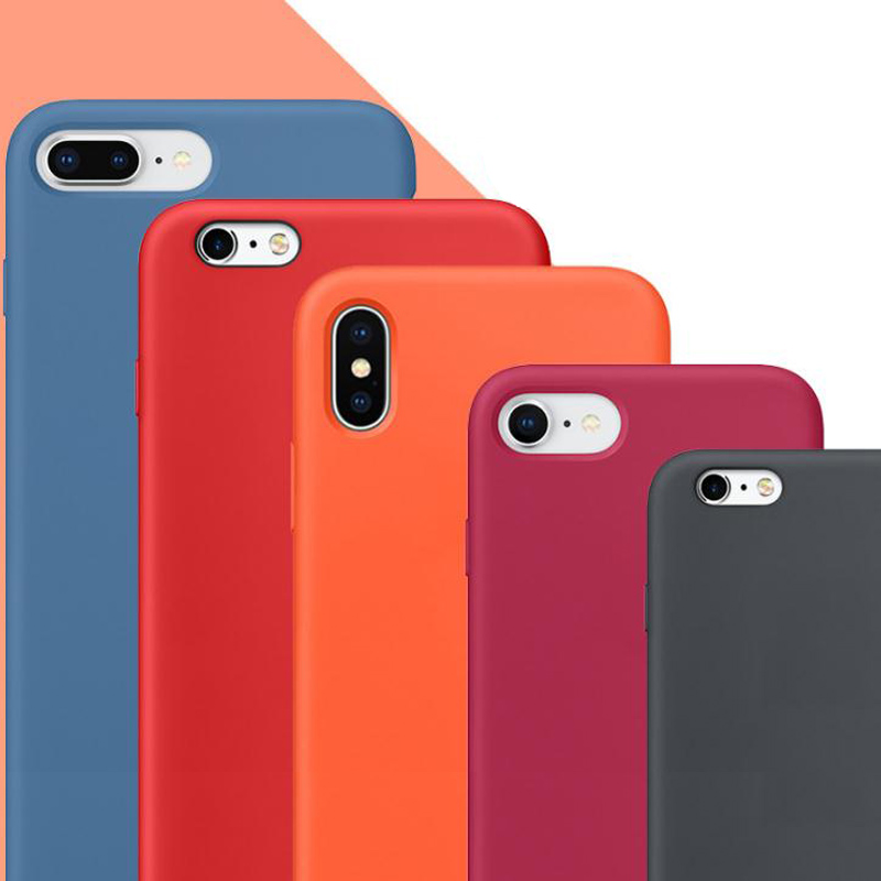 hochwertiger Silikon-Telefonkasten für iPhone Xs, XR, max
