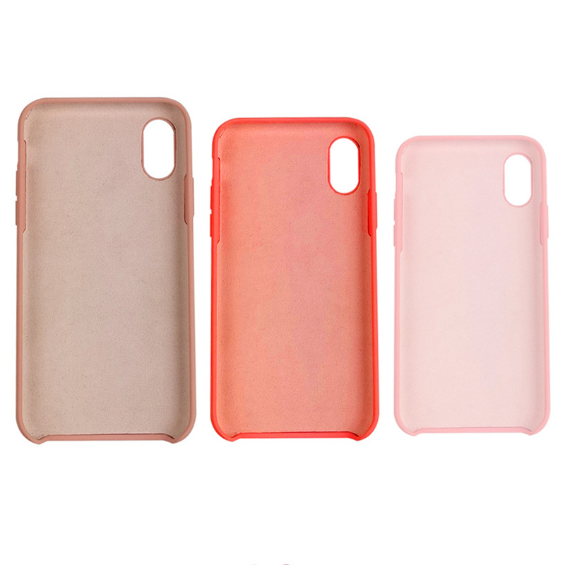 hochwertiger Silikon-Telefonkasten für iPhone Xs, XR, max