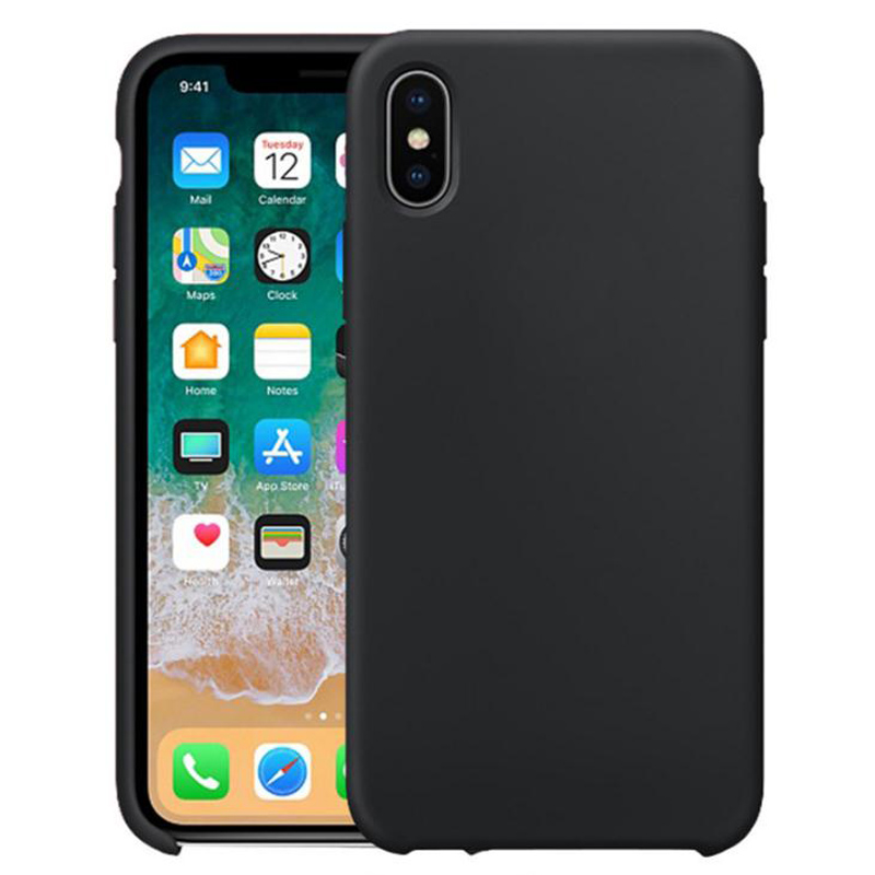 Flüssiger Silikonkasten der Ankunft 2019 für iphone Xr XS MAX Silikontelefonkastenvorlage mit Logo