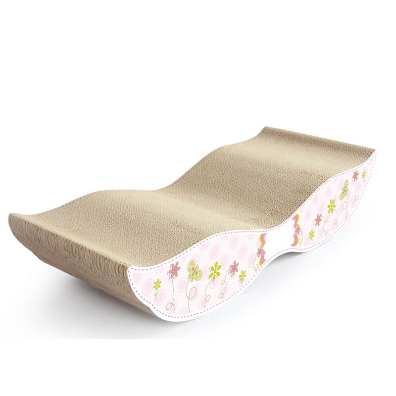 S-Form Scratcher-Bett Wellpappe-Karton Cat Pet Products