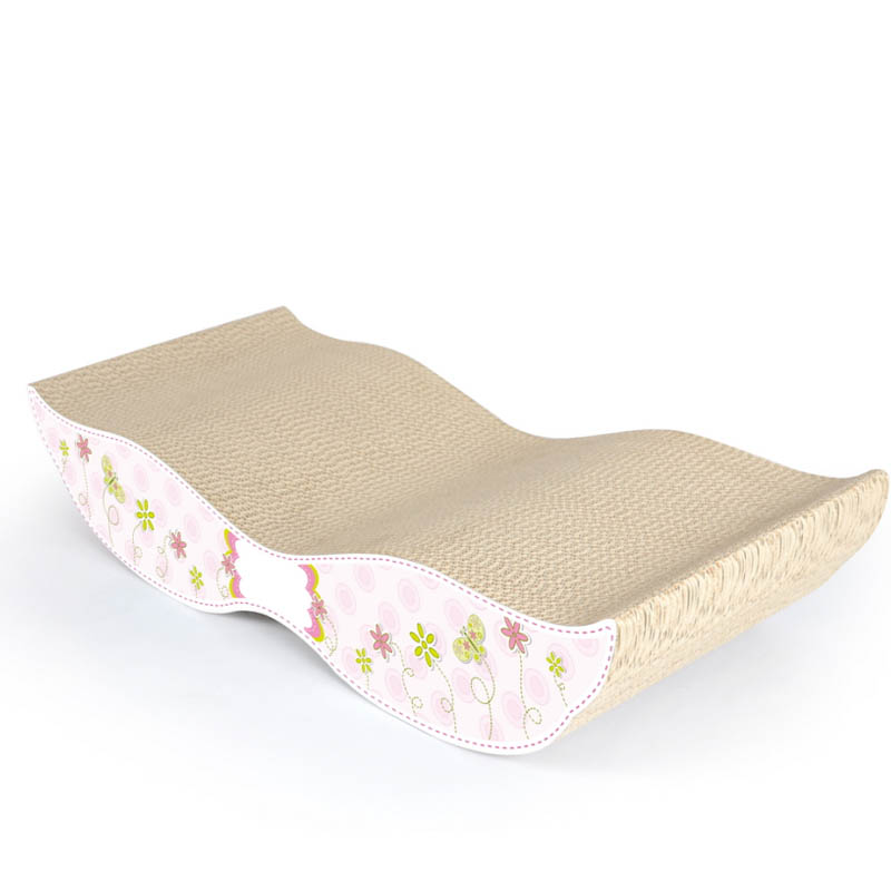 S-Form Scratcher-Bett Wellpappe-Karton Cat Pet Products