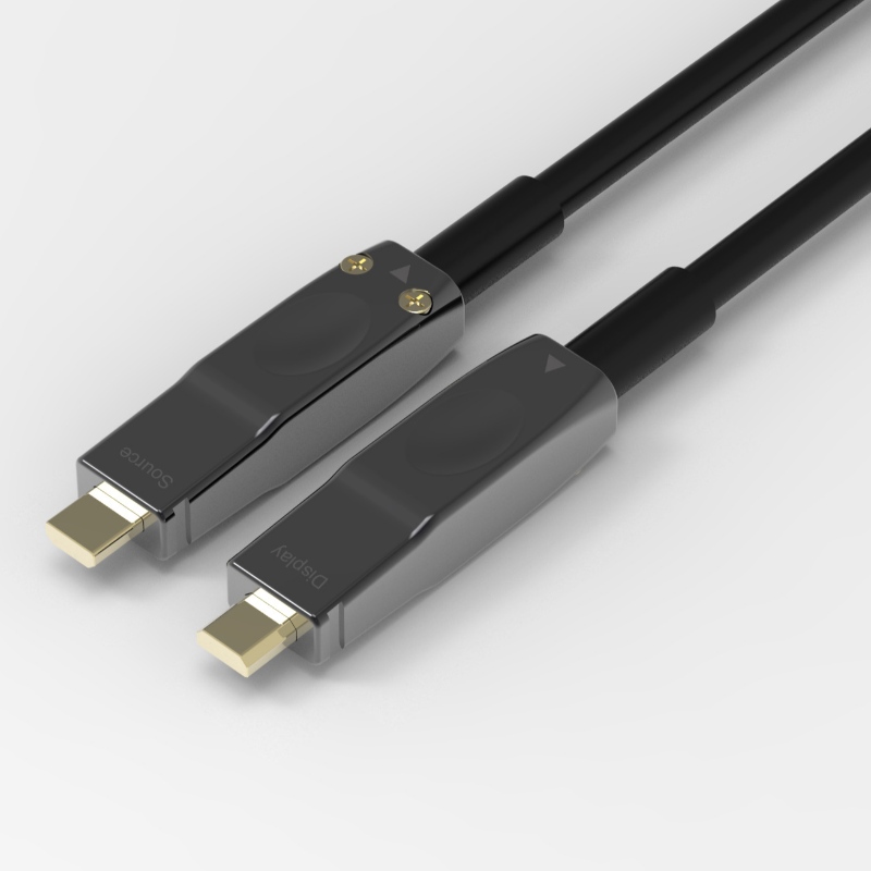 Abnehmbarer Steckverbinder YUV 4: 4: 4 18,2 Gbit / s Kabel 3D 4K 60HZ HDMI-LWL-Kabel