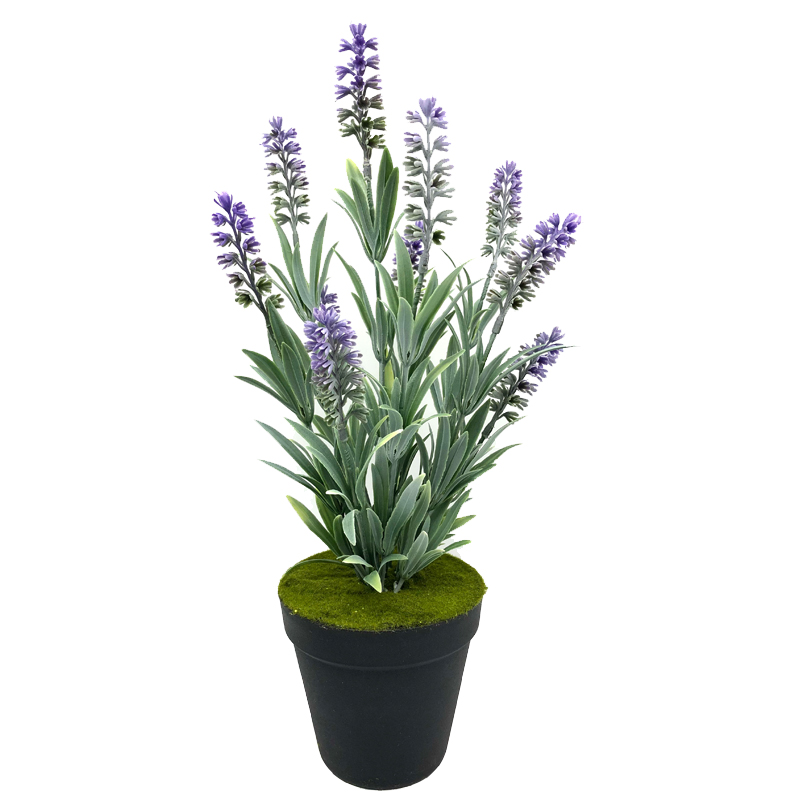 Künstliche Kunststoff Topfpflanze Home Decor Lavendel Blumen Arrangements Tischdekoration