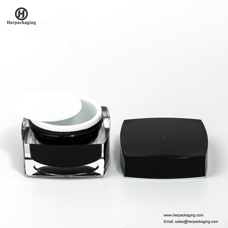 HXL214 Runder leerer Kosmetikbehälter Doppelwandbehälter-Behälter für die Hautpflege