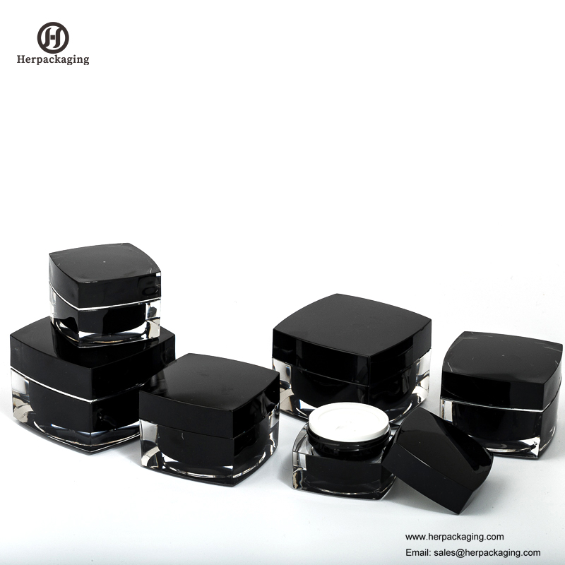 HXL214 Runder leerer Kosmetikbehälter Doppelwandbehälter-Behälter für die Hautpflege